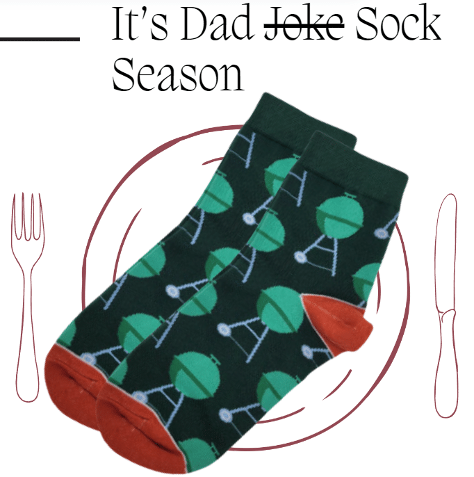 Dad Joke Sock Season