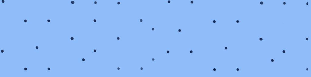 Blue Polka Dot Banner