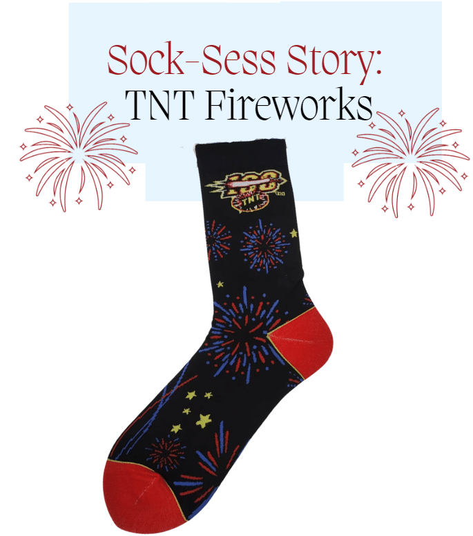 TNT Fireworks Socks