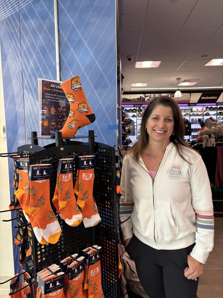 Spirit Sox Made SJC Airport Custom Socks!