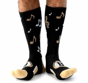 Music Themed Custom Athletic Socks